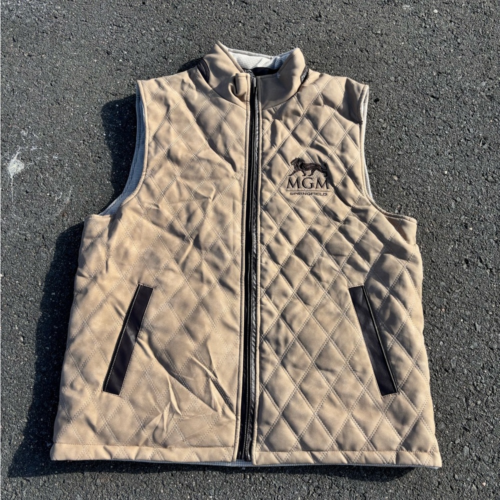 MGM Springfield Quilted Reversible Tan Vest
